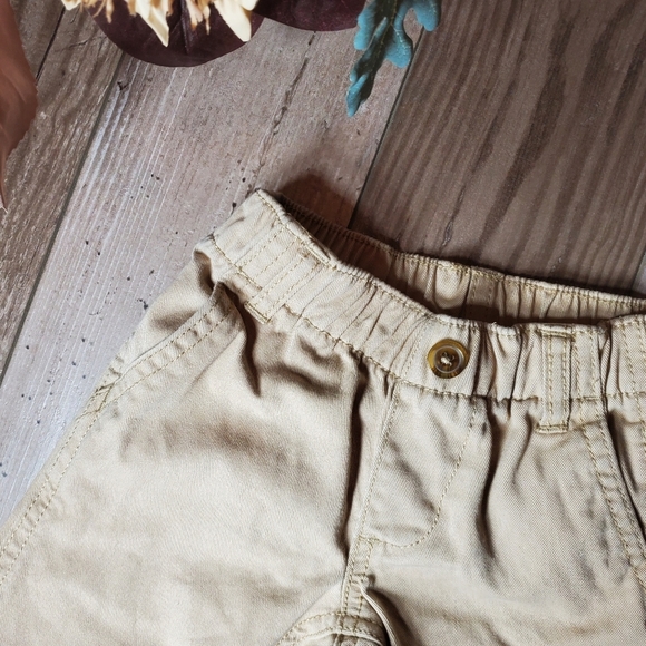Carter's Khaki Beige 100% Cotton Baby Boy Formal Pants Size 3M EUC - Picture 8 of 9